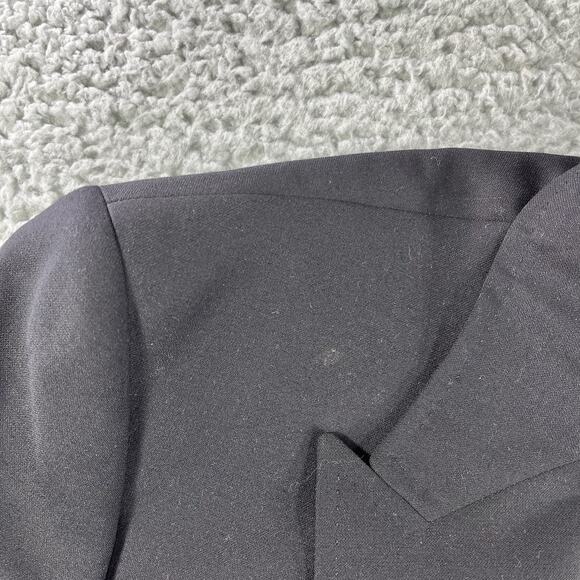 Tiglio Rosso Suit Jacket Mens 44L Black Super 150s Italian Made Italy Blazer - Picture 3 of 13